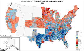 1884 US Presidential Election, the first time a Democrat won the White  House since the Civil War : r/MapPorn