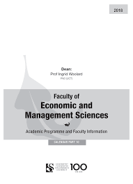 Https Www Sun Ac Za English Documents Yearbooks 2018 2018 Economicandmanagementsciences Eng Pdf