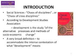 Development Studies Retrospect And Intellectual Prospects