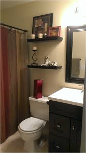 Small Bathroom With Earth Tone Color Scheme Ourhandiwork From Bathroom Earth Tone Color Schemes Bathroom Color Schemes Small Bathroom Colors Fancy Bathroom