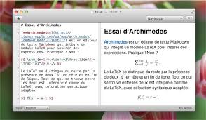 Archimedes Mele Markdown Et Latex Macgeneration