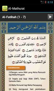 Suami isteri yang sedang berkonflik atau bermasalah sebenarnya amat bagus jadikan amalan wirid dan bacaan doa al mathurat pagi dan petang. Al Mathurat For Android Apk Download