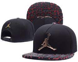 Men S Nike Air Jordan The Jumpman Metallic Logo Custom Faux Animal Leather Brim Snapback Hat Black Maroon