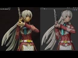 Elie MacDowell - Complete DIY Figure (The Legend of Heroes - Trails Series)  CS4 ver - YouTube