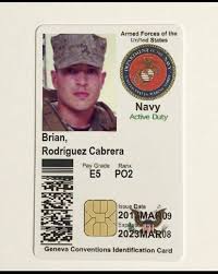 Find army id card from a vast selection of militaria. Fake Navy Id Card Created By A Military Romance Scams Facebook