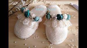slipper decoration diy lohusa terligi susleme kendin yap erkek bebek youtube erkek bebek bebek bebek hazirligi