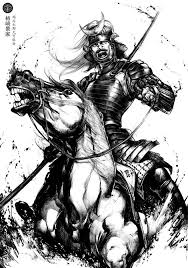三鱼片 蹦嘎脆采集到画画起步用 1050图 花瓣 samurai art samurai tattoo samurai artwork