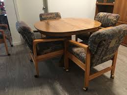 Table And Six Chairs Solid Oak Dining Tables Sets Grande Prairie Kijiji Solid Oak Dining Table Oak Dining Table Dining Table Setting