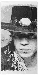Stevie Ray Vaughn Hand Towels for Sale