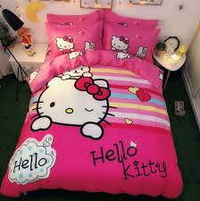 See more ideas about kids bedroom, bedroom, hello kitty bedroom. China Wholesale In Stock Cute Hello Kitty Print 100 Cotton Kids Bed Sheet Bedding Sets China Bed Sheet Bedding Sets And Kids Bedding Set Price