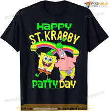 Spongebob Squarepants St. Patrick's Day St. Krabby Patty Day T-shirt -  Bring Your Ideas, Thoughts And Imaginations Into Reality Today