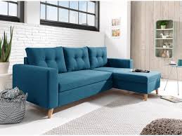 Nordic Canape Scandinave D Angle Reversible Convertible Bleu Canard Vente De Lisa Design Conforama Scandinavian Sofas Sofa Home