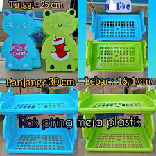 Harga piring plastik p6 p7 p9 piring pesta sekali pakai tebal isi 50 pcs. Rak Piring Plastik Karakter Shopee Indonesia
