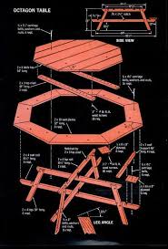 Hexagonal Picnic Table Plan From Popular Mechanics Popularmechanicswoodworkingprojects Diy Picnic Table Picnic Table Plans Octagon Picnic Table