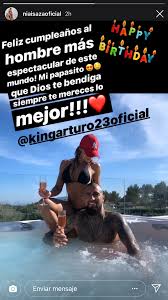 A latin male with a talent to charm the ladies, a fine specimen of a latin male. Feliz Cumpleanos A Mi Papasito El Romantico Saludo De Sonia Isaza A Arturo Vidal Goal Com