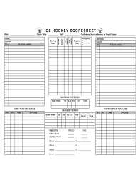 Download free printable hockey score sheet samples in pdf, word and excel formats. Ice Hockey Score Sheet Free Download