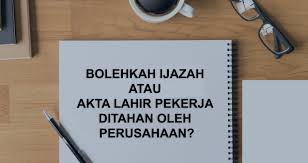 Berapa lama waktu yang dibutuhkan untuk mencerahkan kulit dengan produk skin care? Bolehkah Ijazah Atau Akta Lahir Pekerja Ditahan Aleh Perusahaan Lassa Advocate