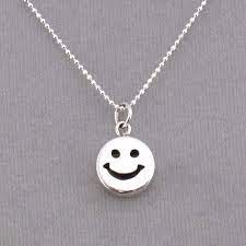 925 Sterling Silver Smiley Face Pendant Necklace Jewelry New Unbranded Pendant Silver Happy Smiley Face Face Necklace