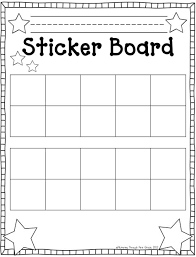 Sticker Boards Pdf Classroom Behavior Management