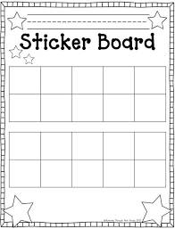 sticker boards pdf classroom behavior management