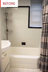 Before And After See A Dark Damp Bathroom S Carrara Marble Filled Transformation Small Bathroom Makeover Bathroom Design Layout Restroom Remodel
