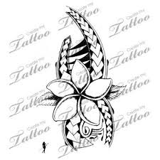 Plumeria hawaiian exotic paradise red floral leaves large realistic temporary tattoo beautiful botanical blossoms flowers nature travel. Tattoo Plumeria Polynesian Style 5964 Createmytattoo Com Tattoos Tattoos For Women Flowers Hawaiian Tattoo Tribal Flower Tattoos