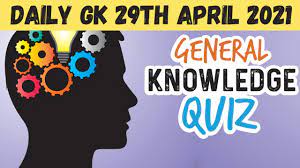 Questions and answers about folic acid, neural tube defects, folate, food fortification, and blood folate concentration. Daily General Knowledge Questions And Answers Quiz In English 29th April 2021 Trivia Quiz Saga Youtube
