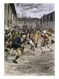 The capture of fort ticonderoga was the first offensive action of the american revolution by the colonist. Capture Of Fort Ticonderoga By Ethan Allen And The Green Mountain Boys C 1775 Giclee Print Art Com