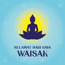 Hari waisak juga dikenal dengan nama visakah puja atau buddha purnima di india, saga dawa di tibet, vesak di malaysia, dan singapura, visakha bucha di thailand, dan vesak di sri lanka. Greeting Card Selamat Hari Raya Waisak Translation Happy Vesak Royalty Free Cliparts Vectors And Stock Illustration Image 156750796