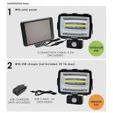 Vont outdoor waterproof solar motion led. Inca 1600 Lumen Led Floodlight With Solar Charging And Motion Detector