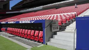 Visit the important facilities such as the changing rooms, the benches, the press room or the mixed area, where the manager and the players appear after each match Spain Atletico Madrid Showcase Wanda Metropolitano Stadium Ahead Of Ucl Final Video Ruptly