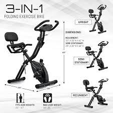 The under $300 exercise bike market is fiercely competitive, maybe that is why the golds gym cycle trainer 290c is packed with extras. Amazon Com Folding Exercise Bike With 10 Level Adjustable Magnetic Resistance Upright And Recumbent Foldable Stationary Bike Is The Perfect Workout Bike For Home Use For Men Women And Seniors Black