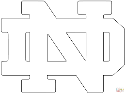 Notre Dame Fighting Irish Coloring Page Free Printable Coloring Pages Notre Dame Stencil Notre Dame Fighting Irish Football Coloring Pages