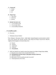 Contoh soal pilihan ganda sebab akibat bahasa indonesia. Contoh Soal Pilihan Ganda Sebab Akibat Bahasa Indonesia Berbagi Contoh Soal