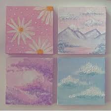 30 Diy Easy Canvas Painting Ideas For Beginners Cute Canvas Paintings Acrylic Painting Canvas Simple Canvas Paintings