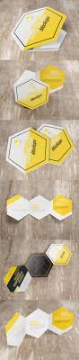 Download Hexagon Trifold Brochure Mockups Trifold Brochure Creative Graphic Design Graphic Design Templates