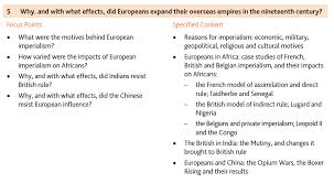 I can describe the imperialist nations use their power to gain political, economic, or social control over other parts of the world. European Empires In The 19th Century Activehistory
