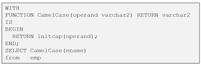 Case statement uses selector rather than a boolean expression to choose the sequence. Oracle Database 12c In Line Pl Sql Functions In Sql Queries Amis Data Driven Blog Oracle Microsoft Azure