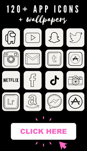 App Icons Beige And Black For Ios 14 Customize Your Home Etsy App Icon App Icon Design App