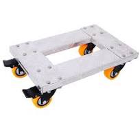 18 in. x 12 in. Aluminum Heavy Duty Furniture Dolly Trolley ...