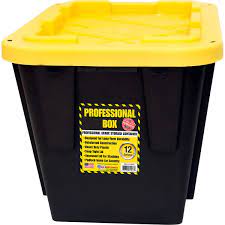 Browse a wide selection of storage bins & racks with 100% price match guarantee! Plastic Storage Bin With Lid 12 Gallon Black And Yellow 2 Ct Costco