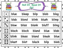 They may successfully sound out each individual letter blending cvc words. Roll It Read It 2 Letter Blends Fluency Practice By Klever Kiddos