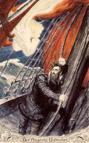 Den stoff für die handlung lieferte die geschichte des niederländischen kapitäns bernard fokke (siehe die sage vom fliegenden holländer). Wagner200