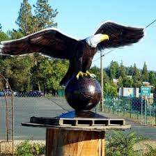 Eagles are birds of the air. Metal Eagle Garden Statues And Sculptures Eagle Yard Art Ornaments