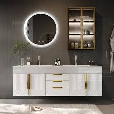 Floating Vanity With Ceramic Sink