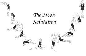 Yoga salute to the moon. Earth Salutation Yoga Yogawalls