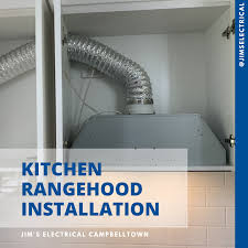 A range hood is a great option even in a smaller kitchen like this one. Rangehood Installation Jim S Electrical