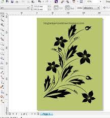 Interactive fill tool (g), untuk membuat fill secara dinamis dengan menggunakan penanda di halaman gambar dan. Cara Cepat Membuat Vector Ornamen Dengan Coreldraw