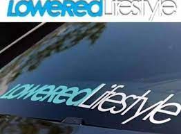 Begini cara rawat kaca mobil. Cutting Stiker Stiker Kaca Mobil Lowered Lazada Indonesia