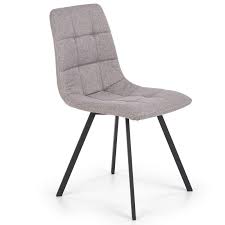 Maybe you would like to learn more about one of these? Chaise De Salle A Manger Design Grise Avec Pieds En Acier Noir Ottawa